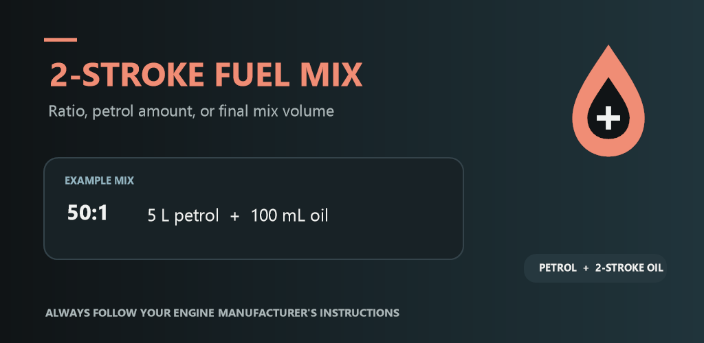 2 Stroke Fuel Mix Calculator app artwork